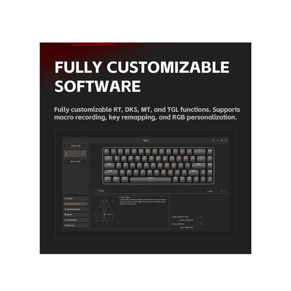 TMKB T68-C Gaming Keyboard - Picture 8 of 9